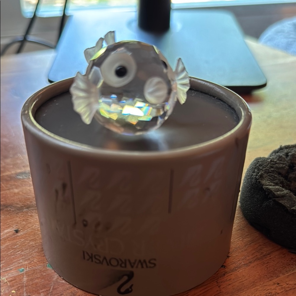 Swarovski White Crystal Accent Decor